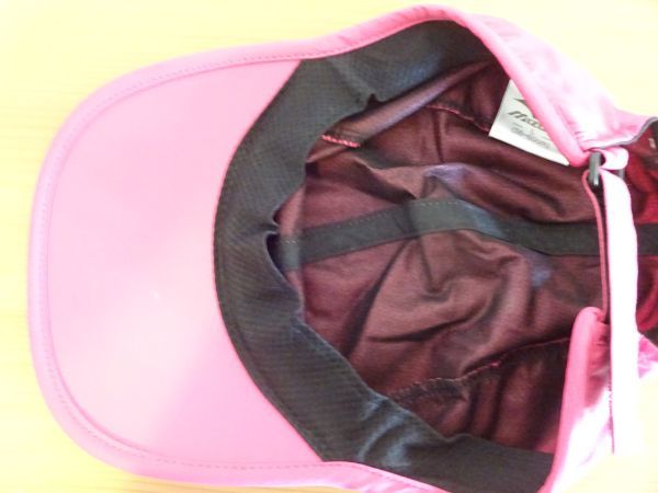 （MIZUNO）ミズノ　男女兼用　ショッキングピンク 色　キャップ　サイズ５８cm〜６０cm　帽子　スポーツハット_画像8