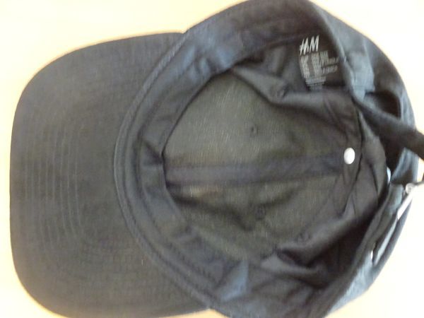 （H&M）男女兼用　黒色帽子　アウトドアキャップ　サイズ５７cm〜５９cm　キャップ　エイチアンドエム　帽子_画像7