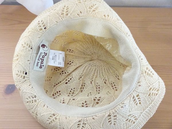 〜Papale〜Island hat　レディース・ガールズ　中折れハット　カナロア　サイズ５７・５cm　キャップ　帽子_画像10