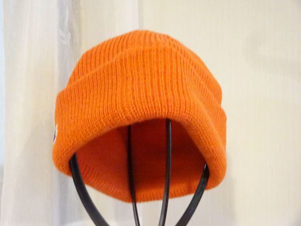 〓CHAMPION〓チャンピオン　男女兼用　オレンジ色　サイズ５７cm〜５８cm　キャップ　帽子　編み込みハット_画像4