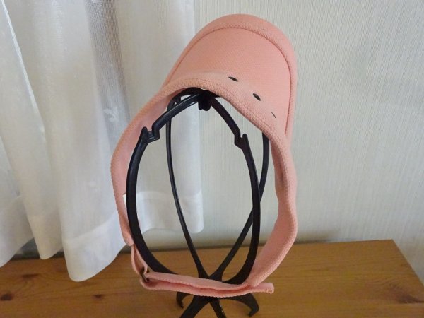 〓韓国製〓男女兼用　薄ピンク色　サンバイザー サイズ５６cm〜５９cm　キャップ　帽子　スタイルハット_画像4