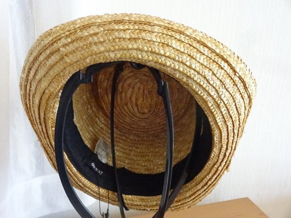 ・ONE WAY・ワンウェイ　男女兼用　麦わら帽子　サイズ５６cm〜５８cm　キャップ　帽子　ブレボワ　麻_画像3