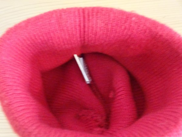 ・CONVERSE・キッズ帽子　コンバース　赤色帽子　ニット帽　サイズ５３cm〜５５cm　キャップ　帽子　栗原　韓国製_画像10