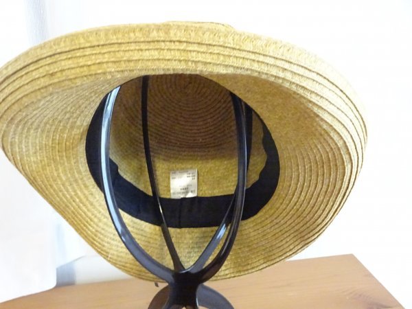 ⊆ 全日本帽子協会⊆レディース・婦人用　つば広ハット　ペーパーハット　サイズ５７・５cm　キャップ　帽子_画像4