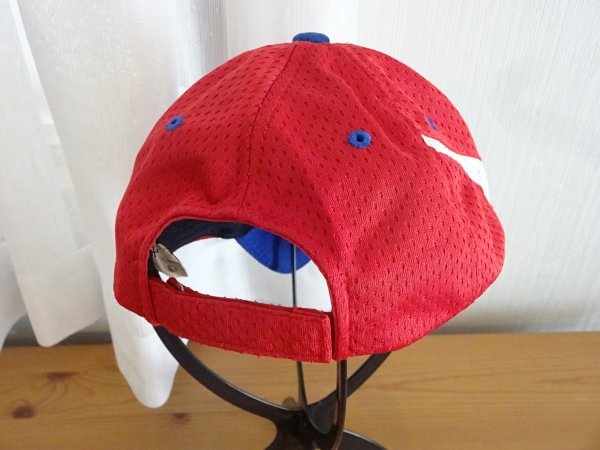 ≡ ADIDAS ≡アディダス　アウトドアキャップ　サイズ５４cm〜５７cm　赤色＆青色　キャップ　帽子　CoolConfort_画像5