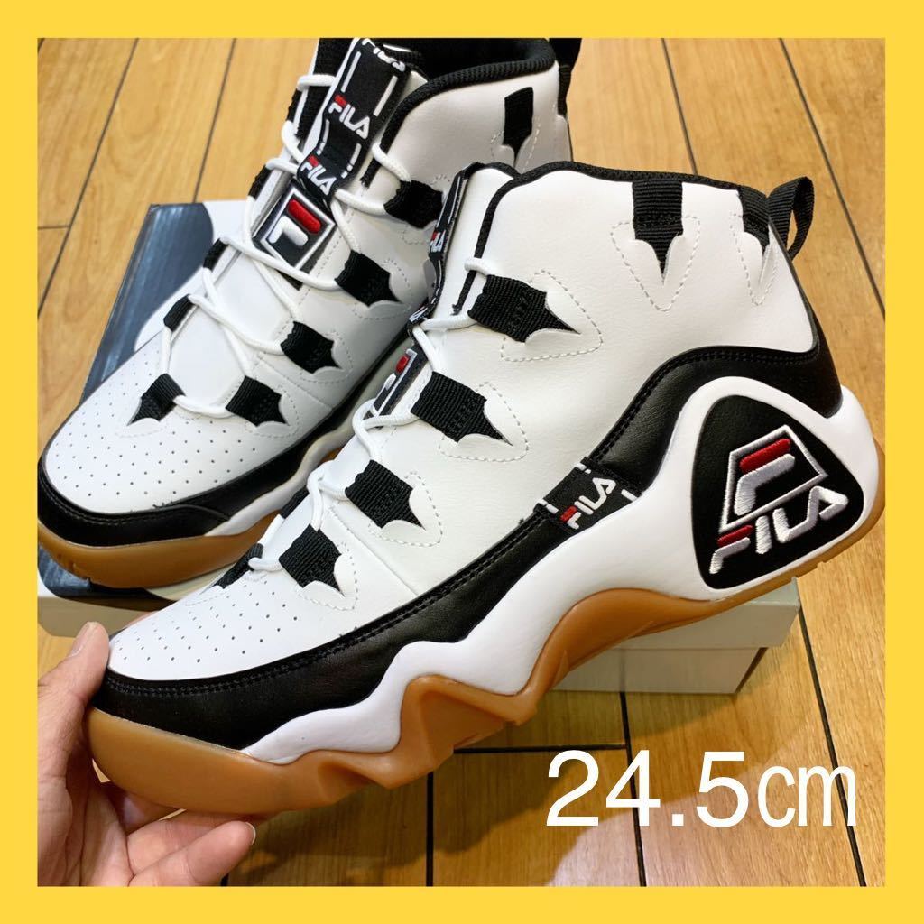 ☆新品☆FILA GRANT HILL 1 TARVOS フィラ　グラントヒル1 タルボス　ホワイト　ブラック　バッシュ　バスケットシューズ　F0476