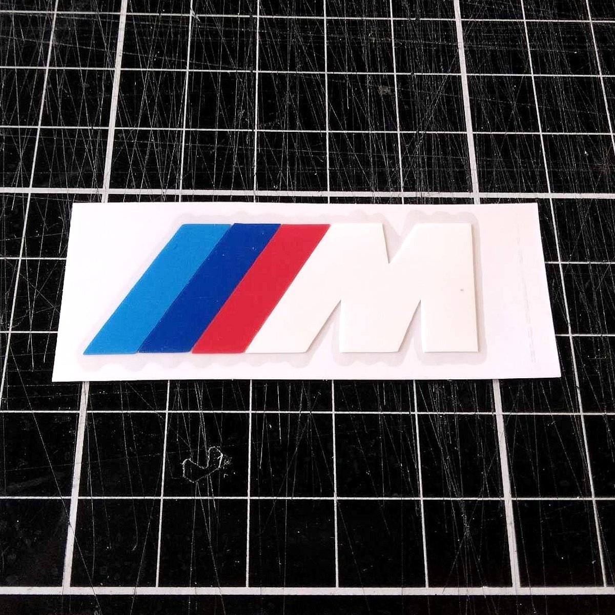 BMW  Mスポーツ ステッカー エンブレム 白文字