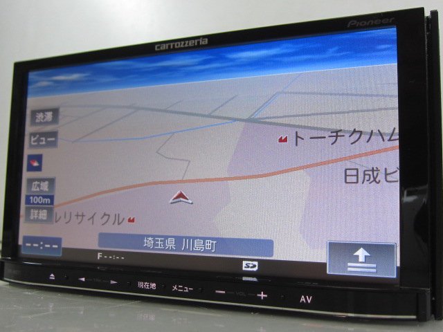 [C02:A1] カロッツェリア メモリーナビ AVIC-MRZ77 ワンセグ DVD Bluetoothオーディオ 地図データ2010年 ※動作確認済み_画像4