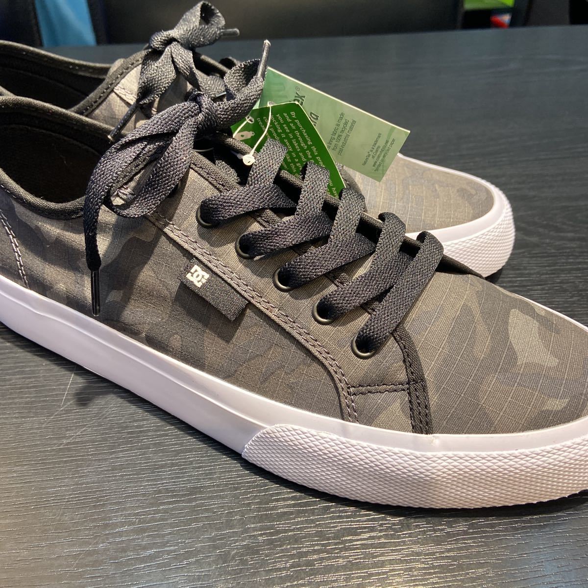 DC new goods sneakers military camouflage -ju Army gray size 27 centimeter lowering . attaching 