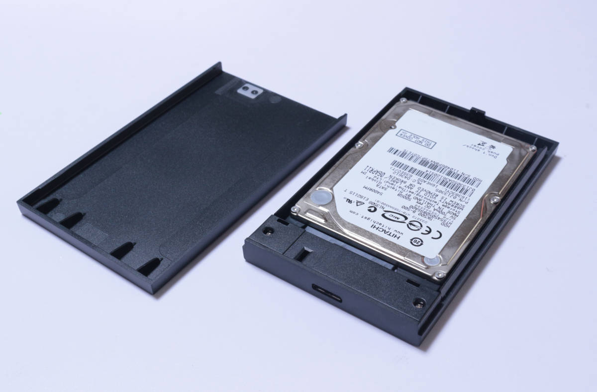 【送料無料】 USB3.0 外付けHDD SAMSUNG 500GB 未使用 正常動作 新品ケース NTFSフォーマット済 /20_装着イメージです