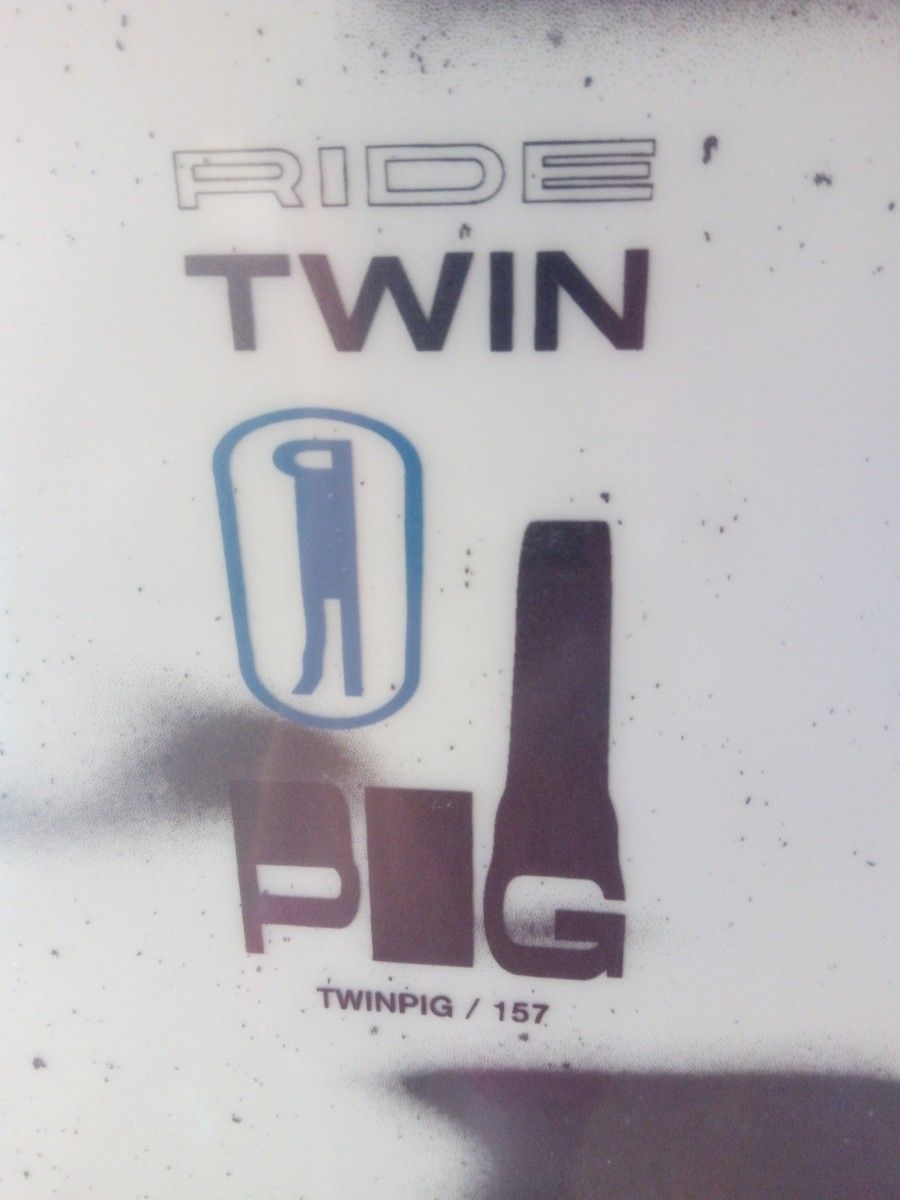 レアサイズ☆未使用☆22-23 RIDE TWIN PIG 157 ウエスト270mm 　パーク　カービング　ワイドボード
