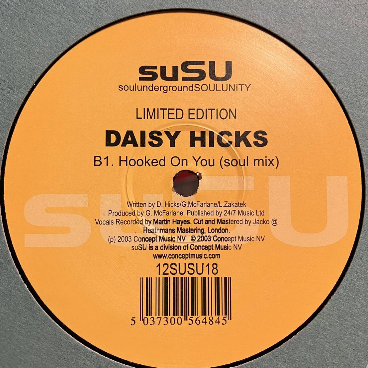 【激レアRemix】国内盤 DAISY HICKS Hooked On You (Soul Mix) KENNY THOMAS Crazy World Limited Editionの画像3