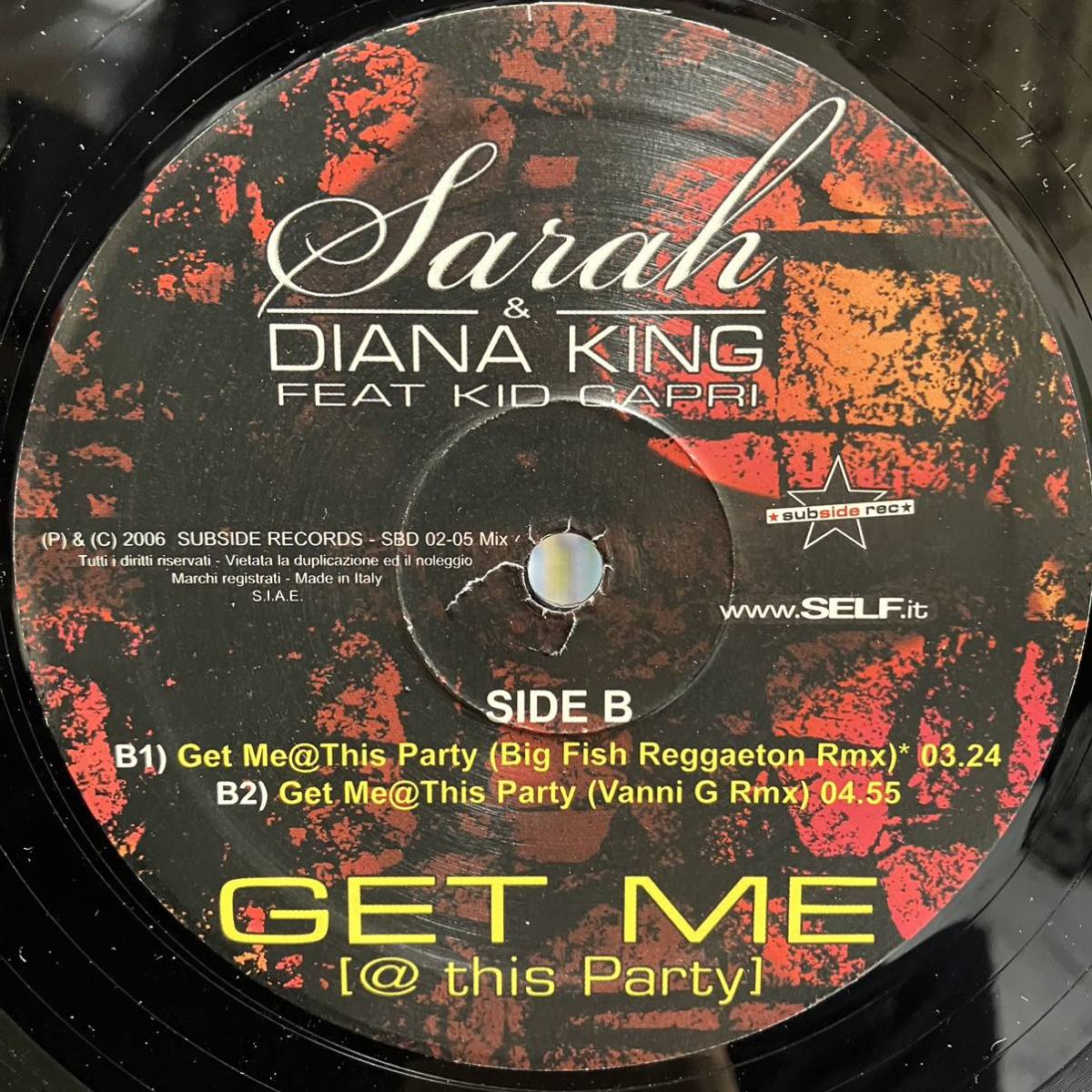 Sarah & Diana King ft. Kid Capri / Get Me@This Party Alex Grani Rmx Big Fish Reggaeton Vanni G Rihanna Pon De Replay 激似トラック_画像4