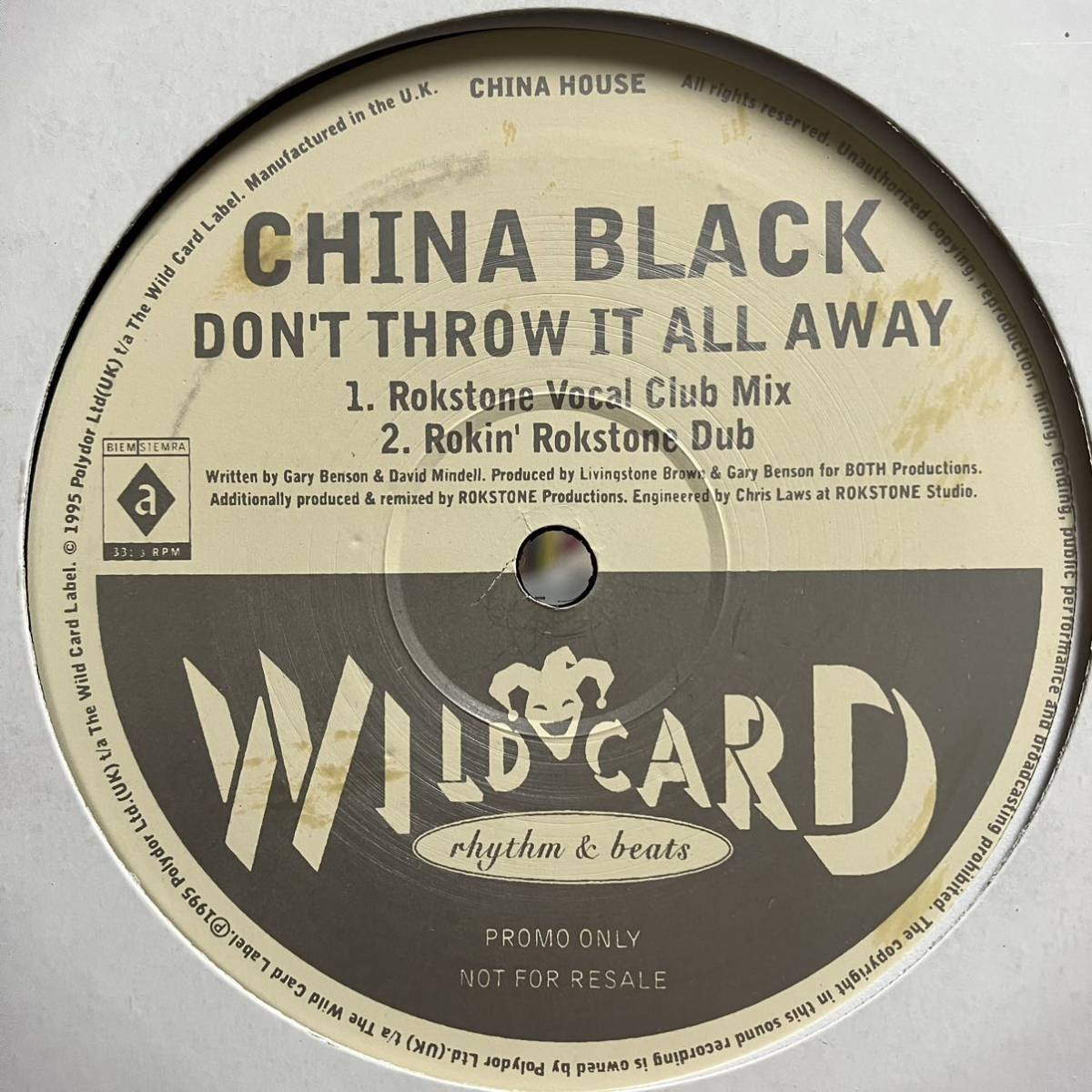 CHINA BLACK / DON'T THROW IT ALL AWAY Beatmasters 7 / BARRINGTON LEVY カバー_画像3