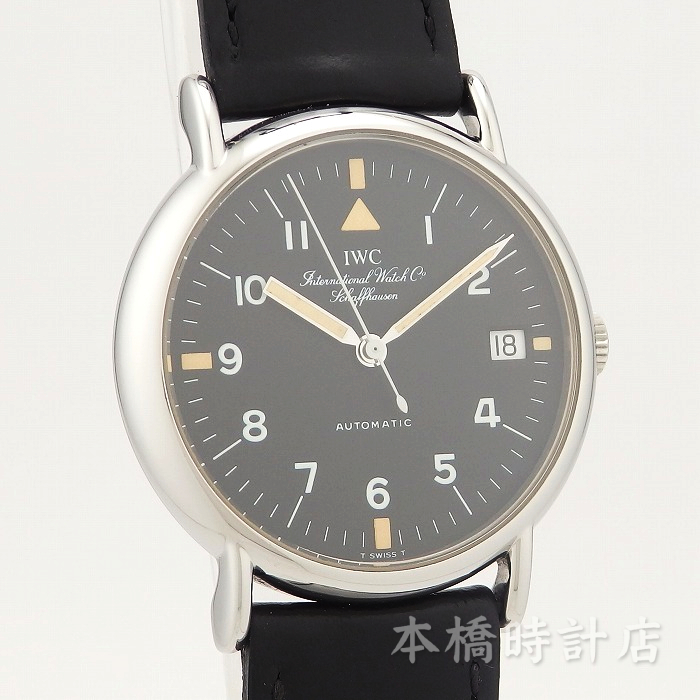 日本初の 【中古】IWC ポートフィノ IW3513 黒文字盤 箱・保証書付 OH