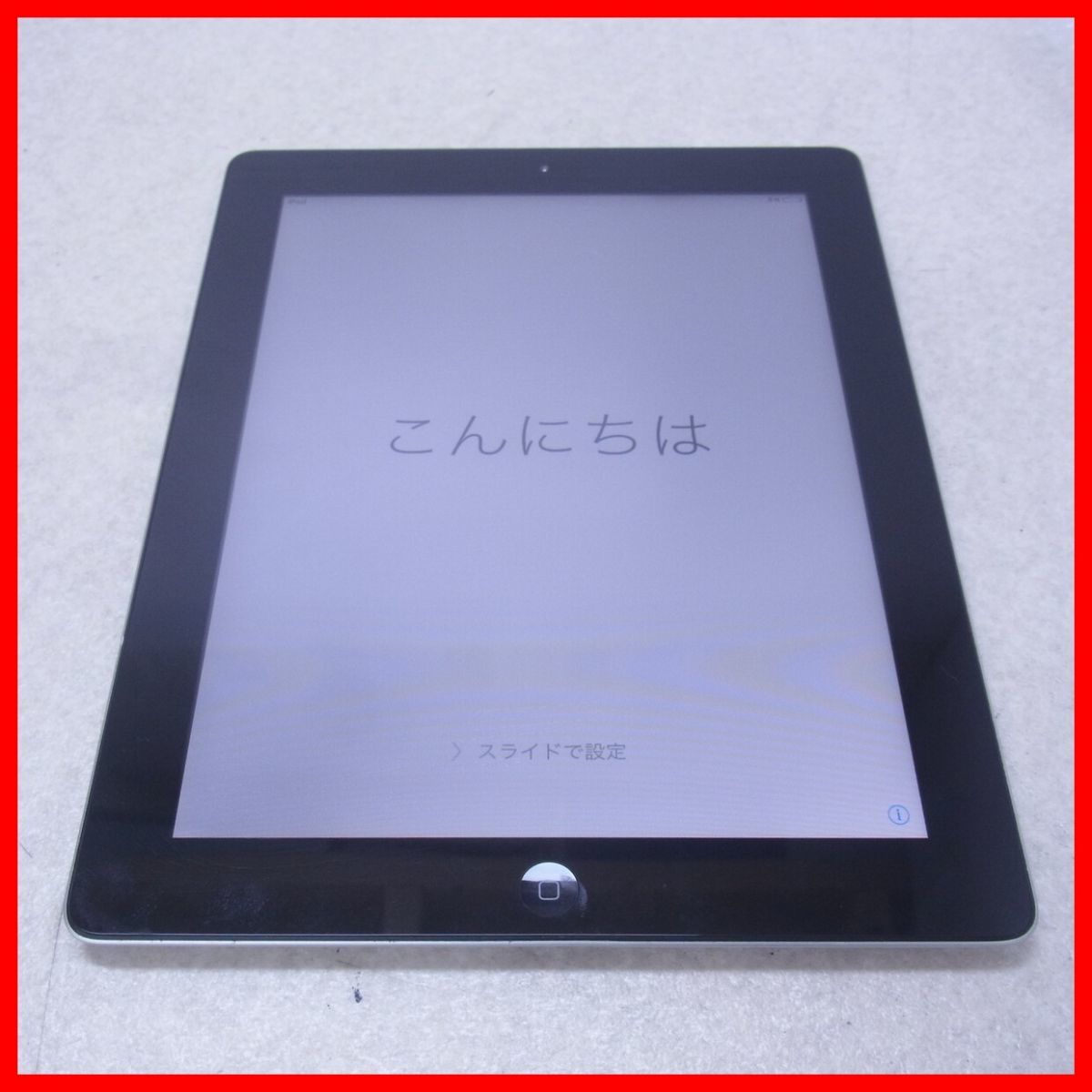 ◇iPad 第2世代 Wi-Fiモデル/A1395/16GB/シルバー/iOS12.5.5/2011年