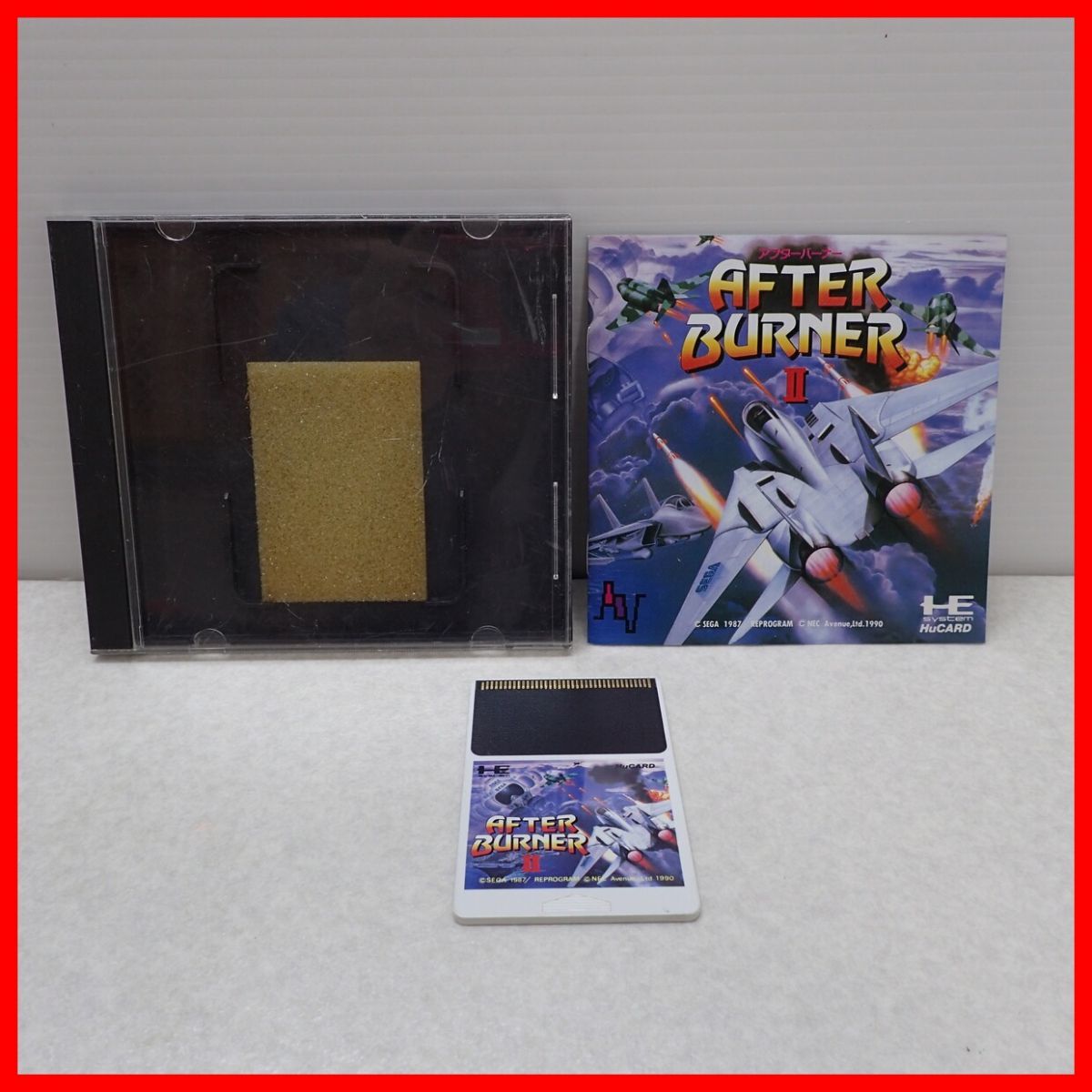 ◇動作保証品 PCE PCエンジン Huカード AFTER BURNER II