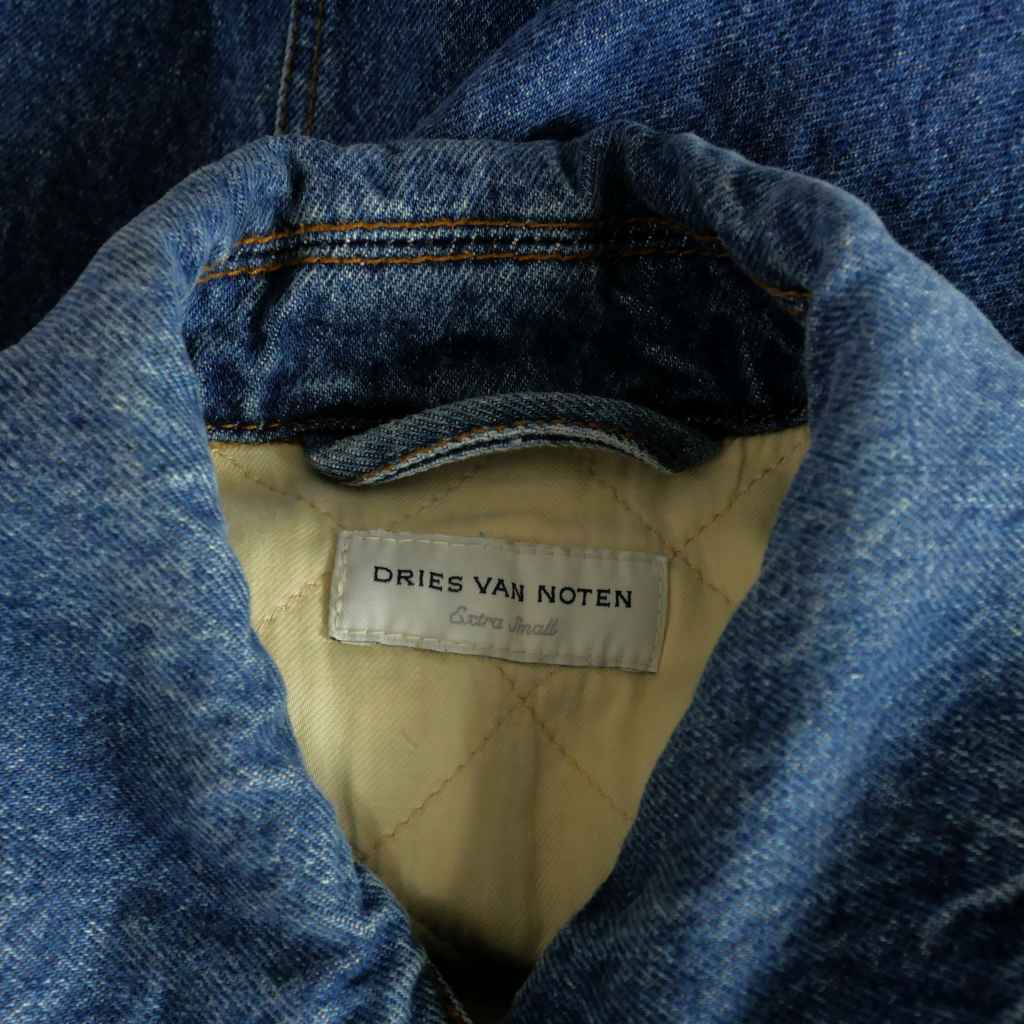 ドリスヴァンノッテン DRIES VAN NOTEN ウォッシュ加工 ステンカラー