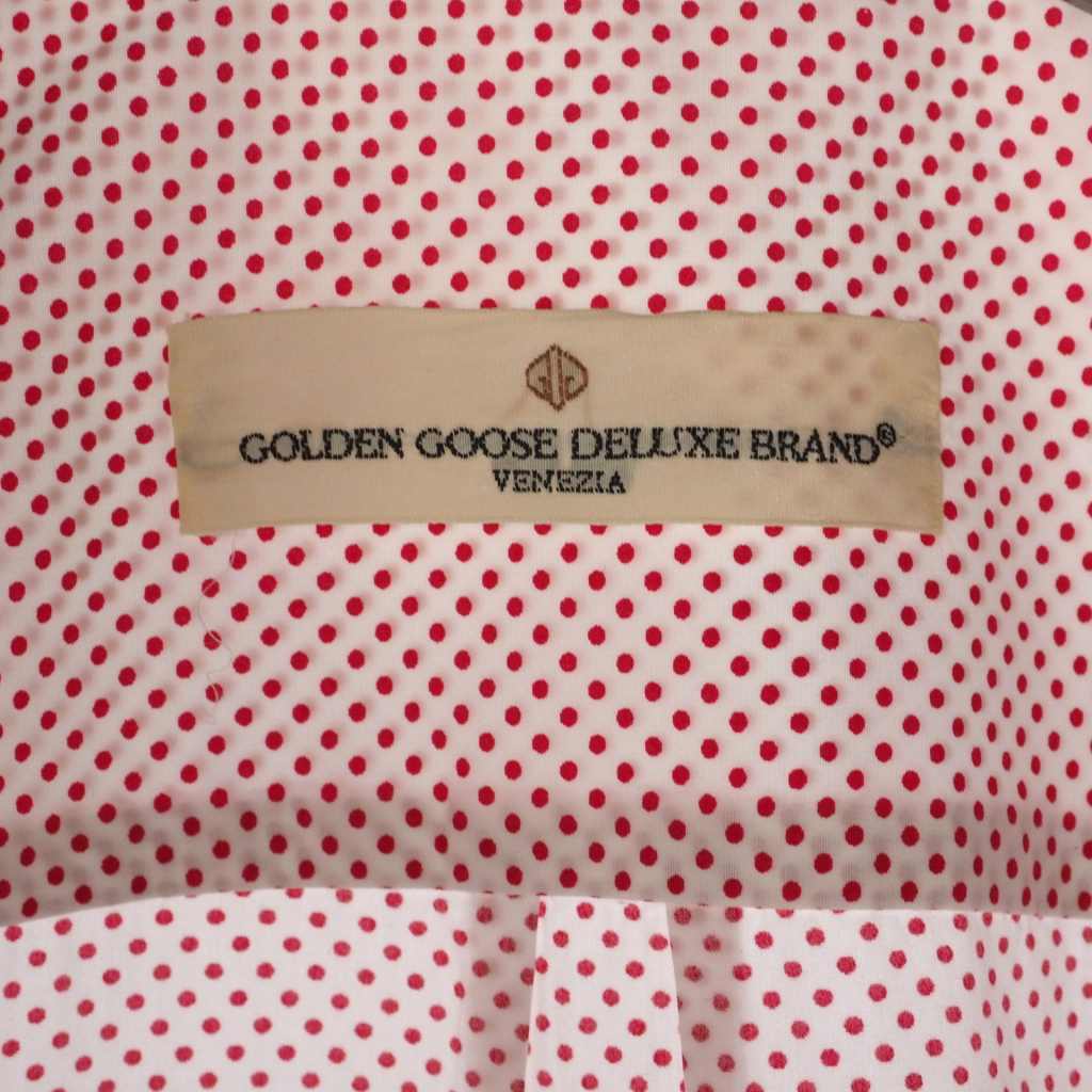 ゴールデングース GOLDEN GOOSE ドット柄 シャツ 長袖シャツ S ピンク レディース_画像5