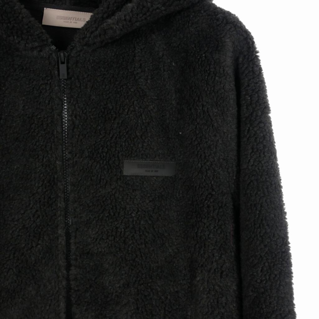 エフオージー エッセンシャルズ フィアオブゴッド FOG ESSENTIALS FEAR OF GOD ハーフジップ フリース プルオーバー ジャケット S_画像3