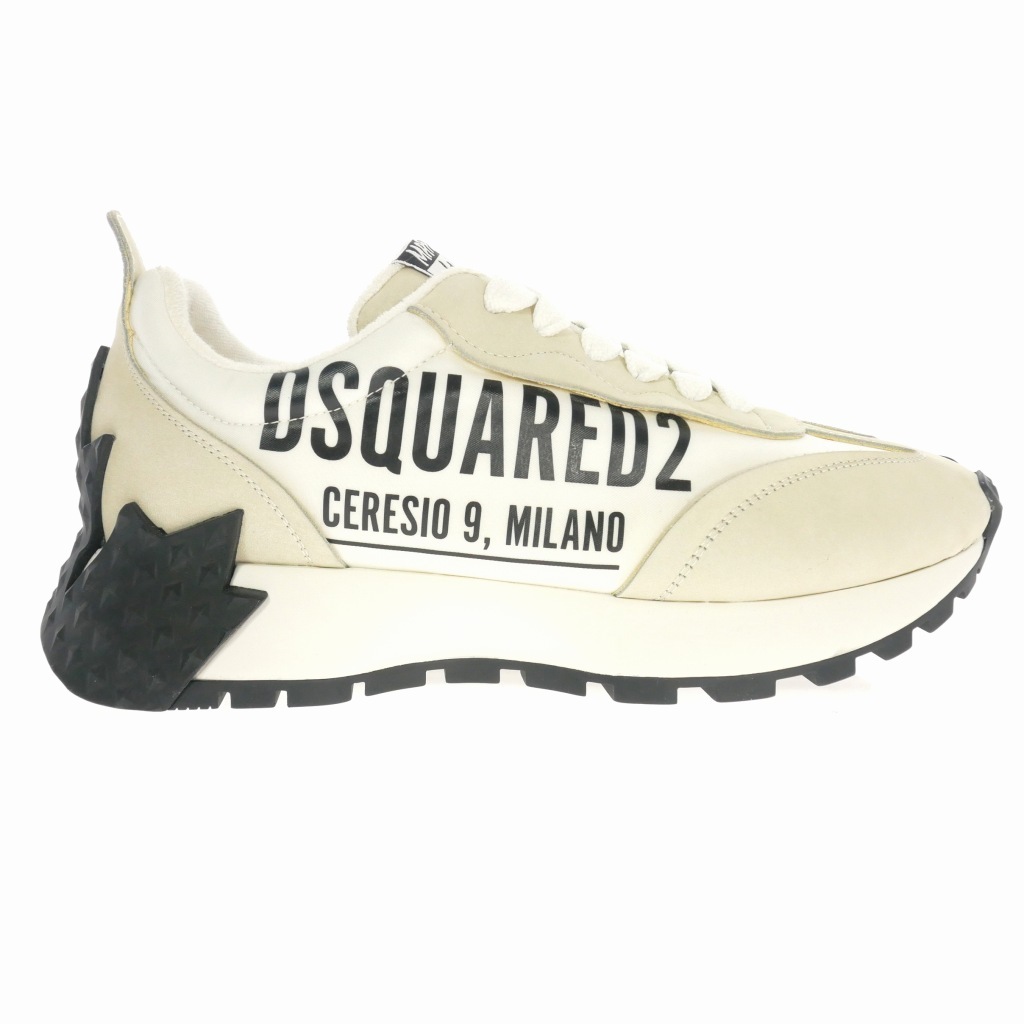 未使用品 ディースクエアード DSQUARED2 MAPLE 64 SNEAKERS スニーカー 43 28.7cm ホワイト 白 S82SN0232 国内正規 メンズ_画像3