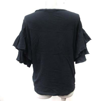 ケイビーエフ KBF アーバンリサーチ Tシャツ カットソー 五分袖 フレア袖 ONE 黒 ブラック /YI レディース_画像4