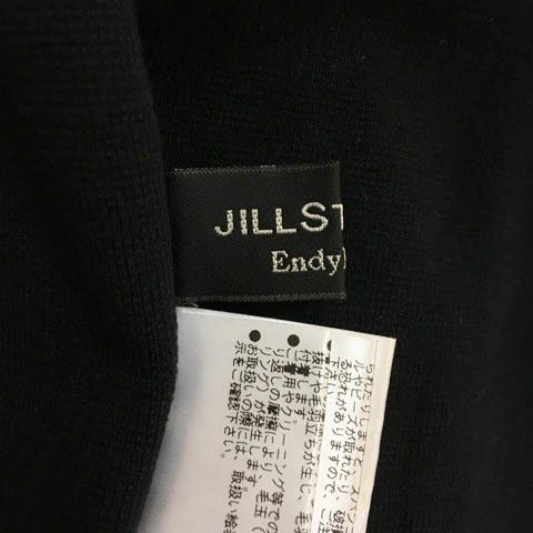 ジルスチュアート JILL STUART Endy ROBE カーディガン ニット パール ショート丈 無地 長袖 FR 黒 ブラック レディース_画像5