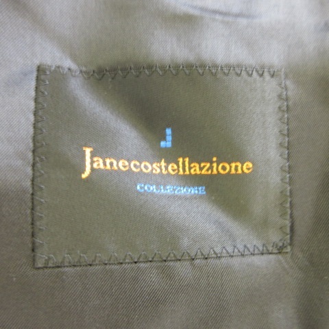 Janecostellazione スーツ セットアップ テーラードジャケット 長袖 ロングパンツ 黒 92Y5 *T678 メンズ_画像3