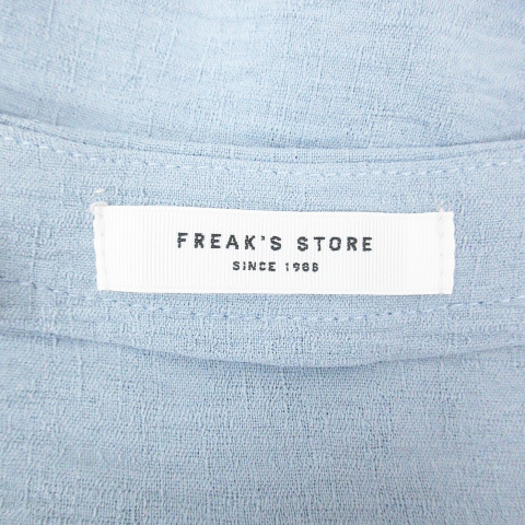  freak s store all-in-one combination nezon wide pants long height short sleeves V neck switch total pattern M light blue light blue /FF4 lady's 