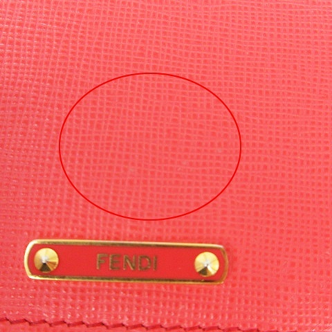 フェンディ FENDI コンチネンタルウォレット 長財布 フラップ レザー BM0251-F09-148-2583 アザレア ピンク レディースの画像7