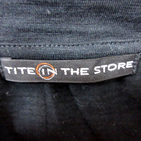 ティテ インザ ストア TITE IN THE STORE カットソー Vネック 半袖 黒 ブラック /RT レディース_画像5