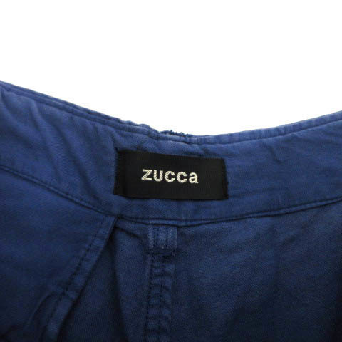 ズッカ zucca パンツ ワイドパンツ リネン混 日本製 ブルー 青 L メンズ_画像7