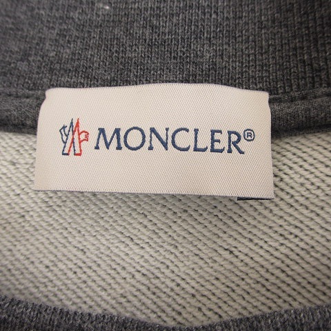 モンクレール MONCLER 美品 20年モデル MAGLIA GIROCOLO ビッグロゴ スウェット トレーナー 8G76210 国内正規 コットン 大きいサイズ XL_画像3