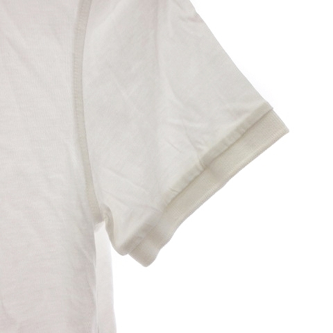 モンクレール MONCLER MAGLIA POLO ポロシャツ カットソー スリムフィット 襟迷彩 コットン 80301 白 ホワイト S メンズの画像7