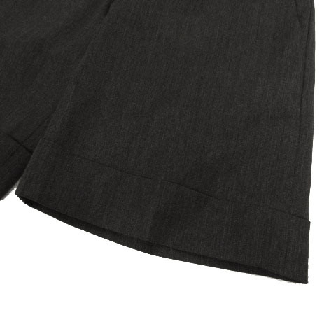  Ined INED брюки шорты кромка двойной шерсть . серый 7 женский 