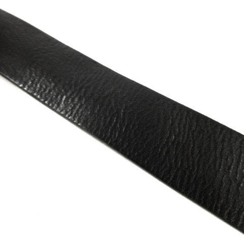 ディーゼル DIESEL ベルト ロゴ刻印バックル レザー イタリア製 ブラック 黒 シルバー 80cm メンズ_画像5