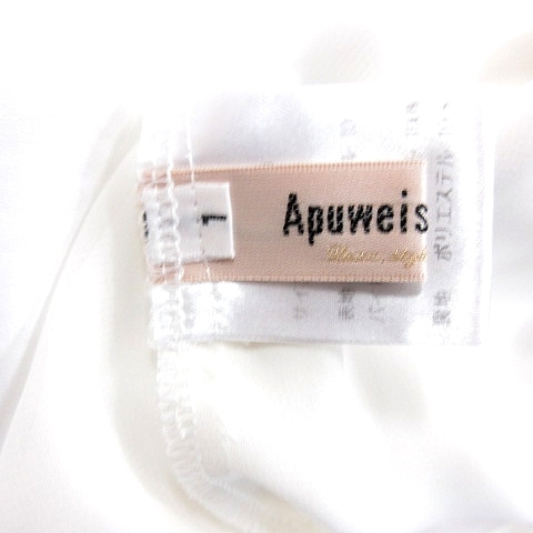 アプワイザーリッシェ Apuweiser-riche シャツ ブラウス フリル パイピング 半袖 1 白 ホワイト /AU レディース_画像6