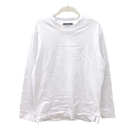  Ships SHIPS T-shirt cut and sewn long sleeve V neck plain S white white /CT men's 