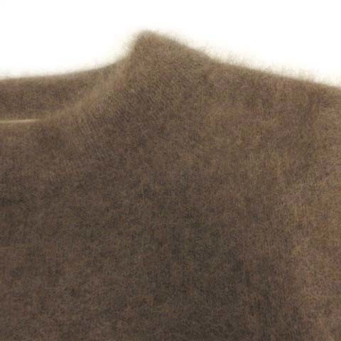  Ballsey BALLSEY Tomorrowland knitted sweater . minute sleeve shaggy .... box Silhouette wool Brown tea S