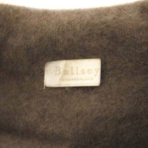  Ballsey BALLSEY Tomorrowland knitted sweater . minute sleeve shaggy .... box Silhouette wool Brown tea S