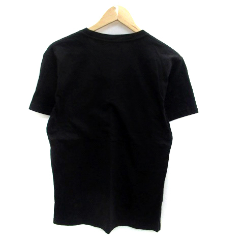 ハーレー Hurley Tシャツ カットソー ラウンドネック 半袖 プリント M 黒 ブラック オフホワイト /HO1 メンズ_画像2