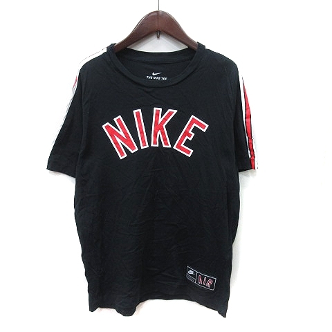 ナイキ NIKE Tシャツ カットソー 半袖 M 黒 ブラック /YI メンズ_画像1