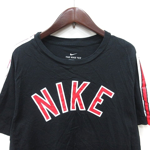 ナイキ NIKE Tシャツ カットソー 半袖 M 黒 ブラック /YI メンズ_画像2