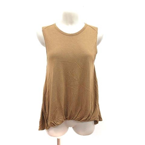  tiger zo Don naTorrazzo Donna tank top cut and sewn crew neck tea Camel /CT lady's 