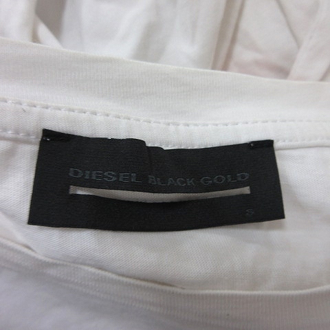 ディーゼルブラックゴールド DIESEL BLACK GOLD Tシャツ カットソー 半袖 白 ホワイト /YI メンズ_画像5