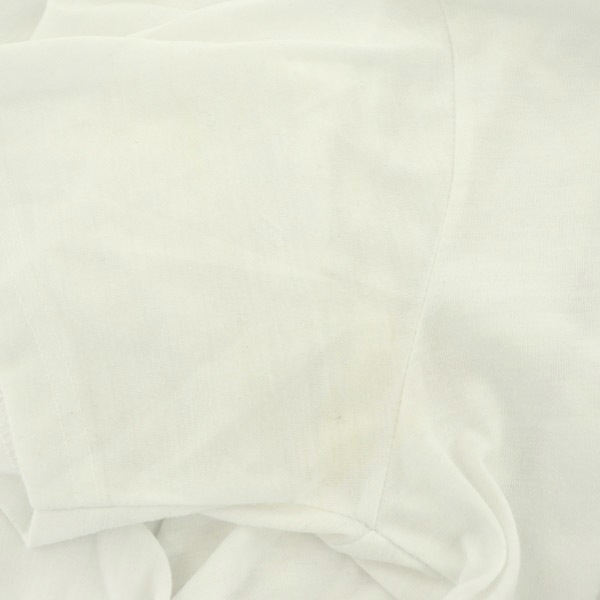 モスキーノ MOSCHINO for 25ans カットソー Tシャツ 半袖 プリント クルーネック 白 ホワイト /MY ■GY99 レディース_画像4
