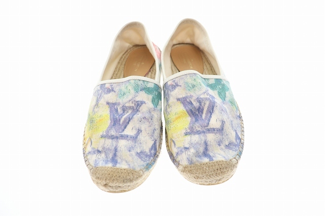  Louis Vuitton LOUIS VUITTONbi Dahl линия Loafer эспадрильи туфли без застежки 8 многоцветный бренд б/у одежда bektoru^# 230704/10