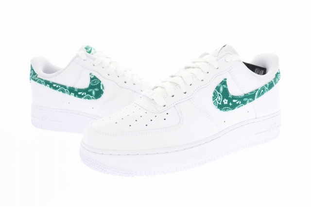 ナイキ NIKE WMNS AIR FORCE 1 07 ESSENTIALS Paisley Green ウィメンズ エア フォース エッセンシャルズ ペイズリー グリーン DH4406-102_画像1