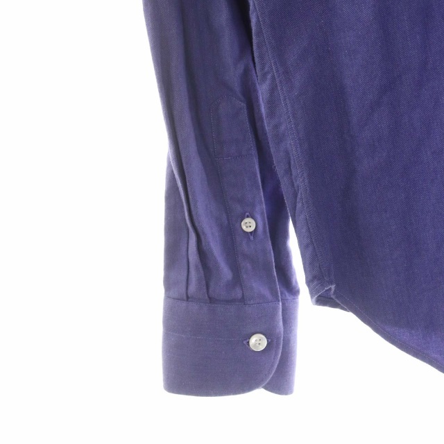 エリコ フォルミコラ ERRICO FORMICOLA レギュラーカラーシャツ コットン 長袖 L 青紫 ブルーパープル /HS ■OS ■SH メンズの画像6