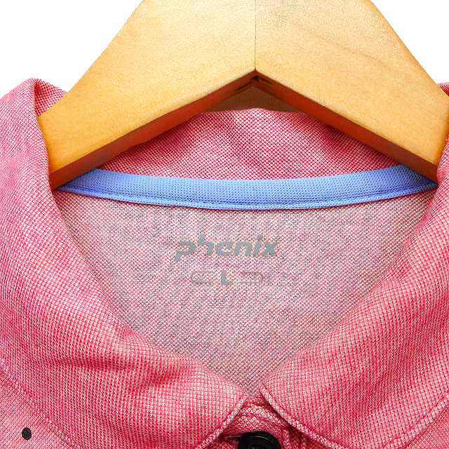  Phoenix PHENIX спорт одежда рубашка-поло раунд цвет Logo gya The - точка короткий рукав L розовый /NT27 женский 